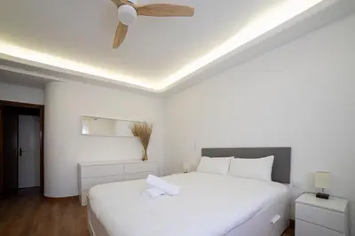 Cama o camas de una habitación en El Prestigio de Sagasta by Alogest