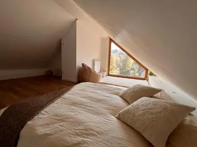 Cama o camas de una habitación en Piz Gloria 3