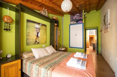 Cama o camas de una habitación en Casa Mailo