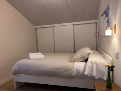 Cama o camas de una habitación en BPirineos-Ampriu