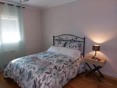 Cama o camas de una habitación en Apartamento Valle de Tena