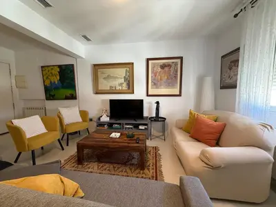 Una televisión o centro de entretenimiento en 18 Torres Mayor