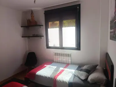 Cama o camas de una habitación en Apartamento Montecanal 5