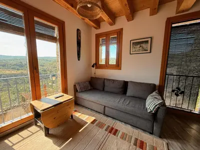 Zona de estar de Casa rural Serafin
