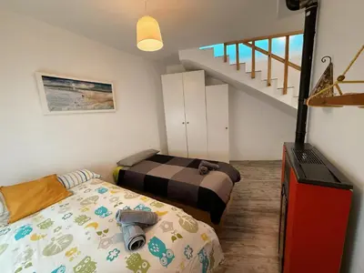Cama o camas de una habitación en Casa rural Serafin