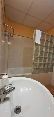 Un baño de Hotel Villa de Estercuel