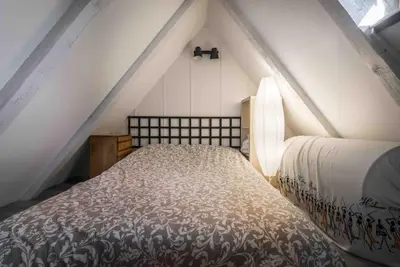 Cama o camas de una habitación en Chalet adosado en Garós a 7 mins de Baqueira