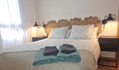 Cama o camas de una habitación en Rincón del Valle- Gavin