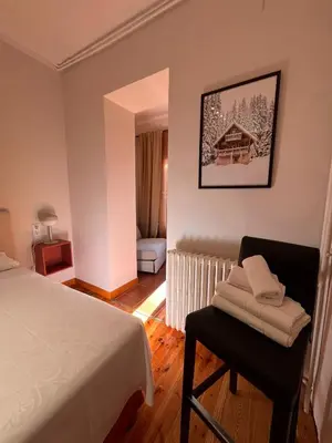 Cama o camas de una habitación en Apartamento del Conde