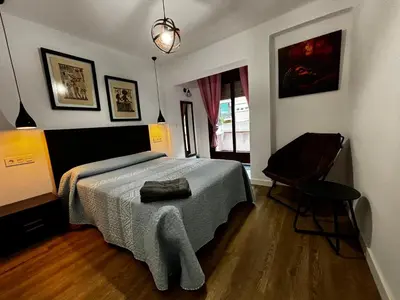 Cama o camas de una habitación en SantaLucía