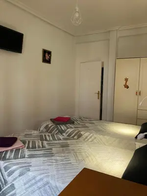Cama o camas de una habitación en Virgen del Rio