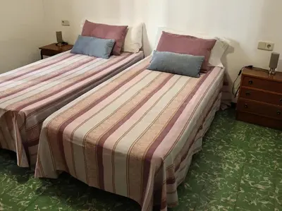 Cama o camas de una habitación en Acogedor Apartamento Rústico en Pirineos