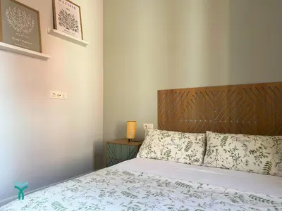 Cama o camas de una habitación en Dos Torres Refugio