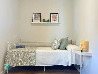 Cama o camas de una habitación en Dos Torres Refugio