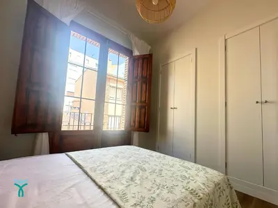 Cama o camas de una habitación en Dos Torres Refugio
