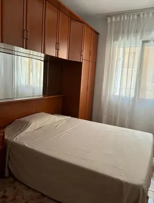 Cama o camas de una habitación en Escultor Lobato