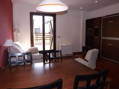 Zona de estar de Roca Nevada Suites