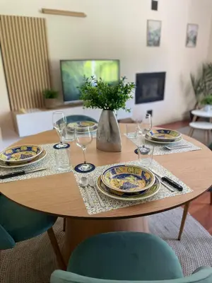 Una televisión o centro de entretenimiento en Atalaya Peña Telera Margas Golf