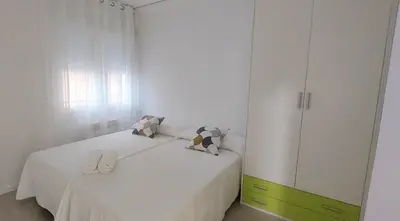 Cama o camas de una habitación en Alcañiz Flats Center