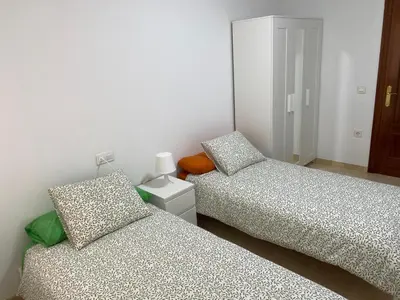 Cama o camas de una habitación en Apartamento Marisol