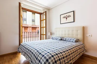 Cama o camas de una habitación en Pasaje de los Giles CON GARAJE INCLUIDO