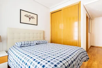 Cama o camas de una habitación en Pasaje de los Giles CON GARAJE INCLUIDO