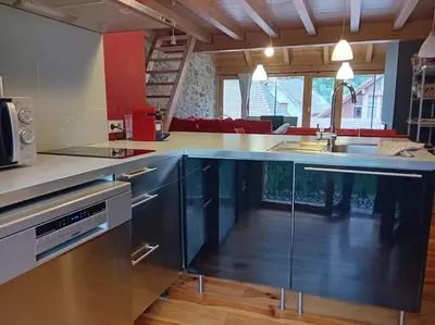 Una cocina o zona de cocina en Casa Callerín