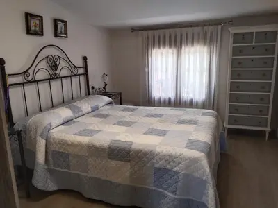 Cama o camas de una habitación en Casa Rural Aires del Moncayo