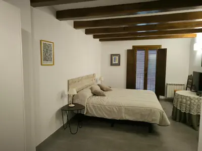 Cama o camas de una habitación en La Reja
