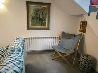Cama o camas de una habitación en La Reja