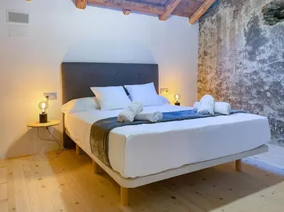 Cama o camas de una habitación en Vila Closa Resort - Apartamentos