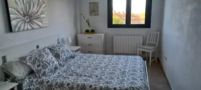 Cama o camas de una habitación en Loa Jaca