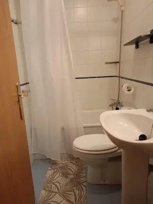Un baño de Hostal del Camino de Santiago