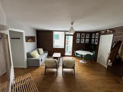 Zona de estar de Apartamento de Montaña en Baqueira con Parking y Totalmente Equipado