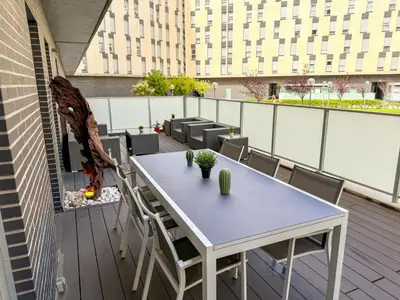 Un balcón o terraza de El Olivo del Pilar Turistea