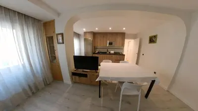 Una cocina o zona de cocina en Apartamentos Meson del Barro - Alojamientos Pamplona