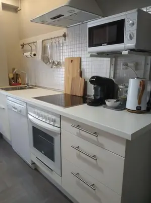 Una cocina o zona de cocina en Precioso apartamento, con garaje