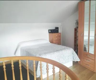 Cama o camas de una habitación en Casa La Torre
