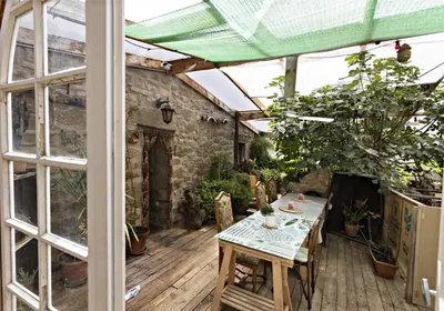 Jardín al aire libre en Casa Rural Gite El Tossal