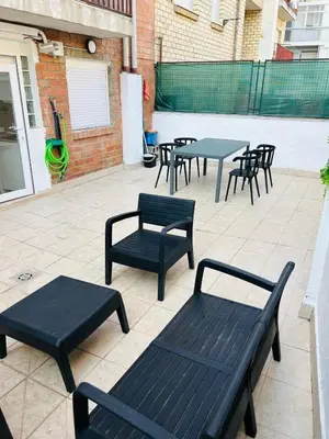 Un patio o zona al aire libre en San blas 64