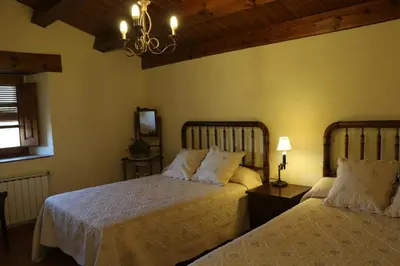 Cama o camas de una habitación en Masia Cal Mas