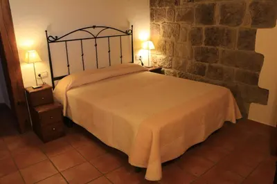 Cama o camas de una habitación en Masia Cal Mas