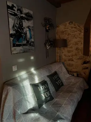 Cama o camas de una habitación en Ca la Serreta