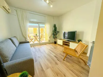 Una televisión o centro de entretenimiento en El Mastin del Pirineo Turistea