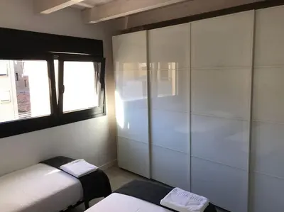 Cama o camas de una habitación en 06 - Apartamentos Zentrum - Casco Histórico - Duplex