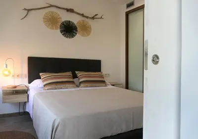 Cama o camas de una habitación en Apartament Anna a Salàs
