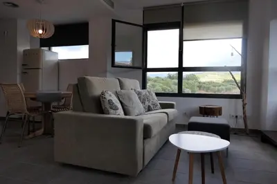 Zona de estar de Apartament Anna a Salàs