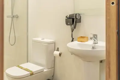 Un baño de Casa karrikaburu, acogedores apartamentos rodeados de naturaleza