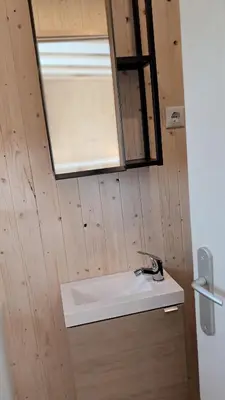 Un baño de Camping IZARPE