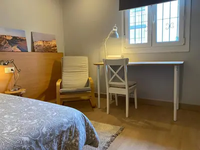 Cama o camas de una habitación en HOSPEDERIA EL CORTIJo